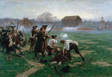 De Slag bij Lexington, 19 april 1775, 1910